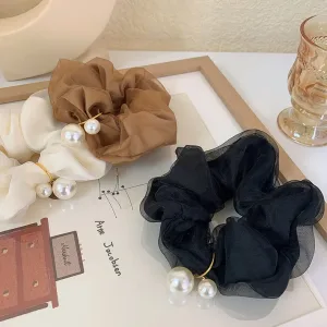 Chouchou À Perle Et Voilette