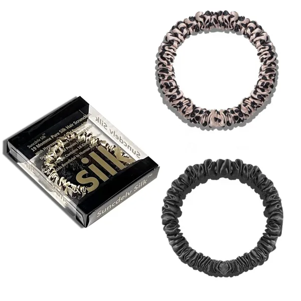 Lots De 2pcs Élastiques En Soie 100