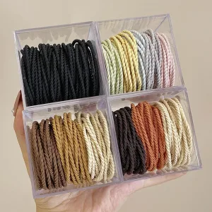 Lots De 50 Pcs Élastiques Texturés Fins