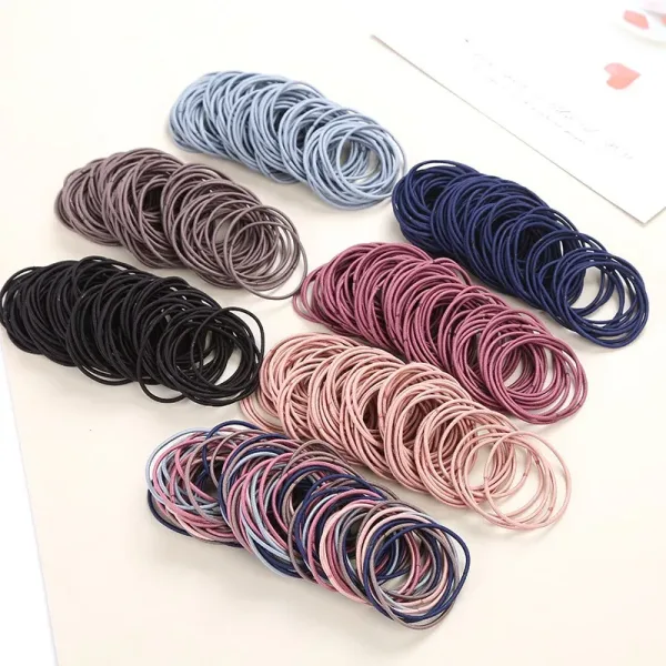 Lots De 100pcs Élastiques Fins