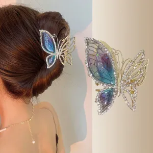 Pince Papillon Effet Transparent