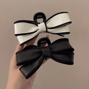 Pince Nœud Noir Et Blanc