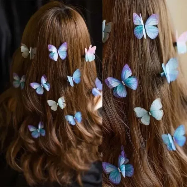 5pcs Petit Papillon Coloré