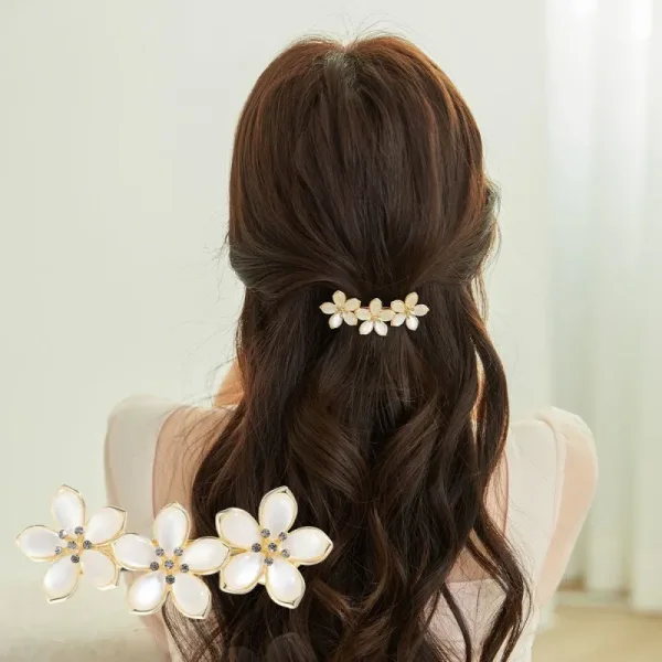 Barrettes À Fleurs Raffiné