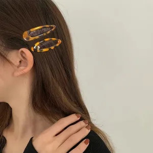 Barrettes Ambre