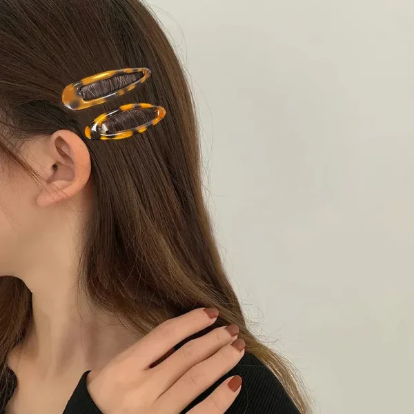 Barrettes Ambre