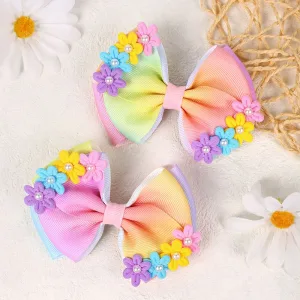 2 Barrettes Couleurs Bonbons