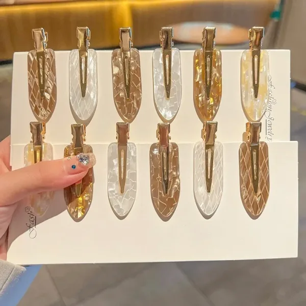 Pinces À Maquillage Dorées
