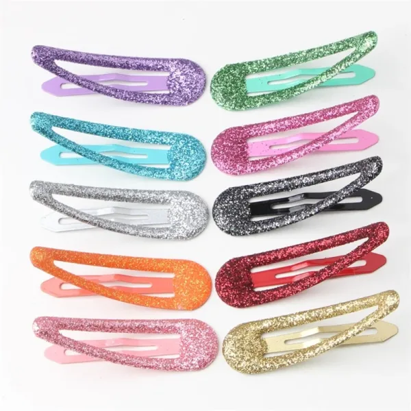 20pcs Barrettes Pailletées