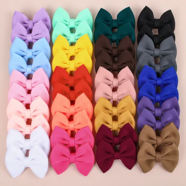 10pcs Nœud Coloré