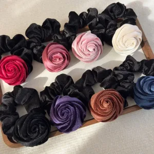 Chouchou Rose Velours